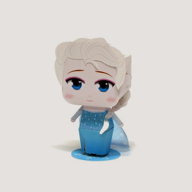 Frozen Paper Toy Elsa