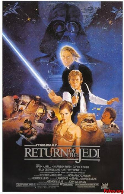 Star Wars Return Of The Jedi Movie Poster. star wars return of jedi movie