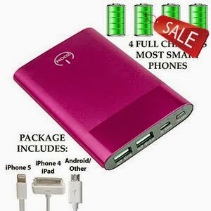 ✭ BLACK FRIDAY SALE 50% OFF ✭ ZOOM POWER BANK® TRUE-6000 mAh. "Amazon's highest rated charger". iPhone 6 Ultra-Thin Charger with Dual USB Ports and Rapid Charge. Portable Battery Charger with Aircraft Grade Aluminum Case. Made for iPhone 5, iPhone 4s, iPad, iPod, Galaxy S3, S4, HTC, Android Smart ...