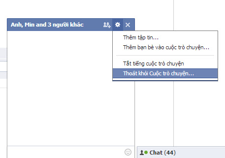 Cách chat nhóm trên facebook