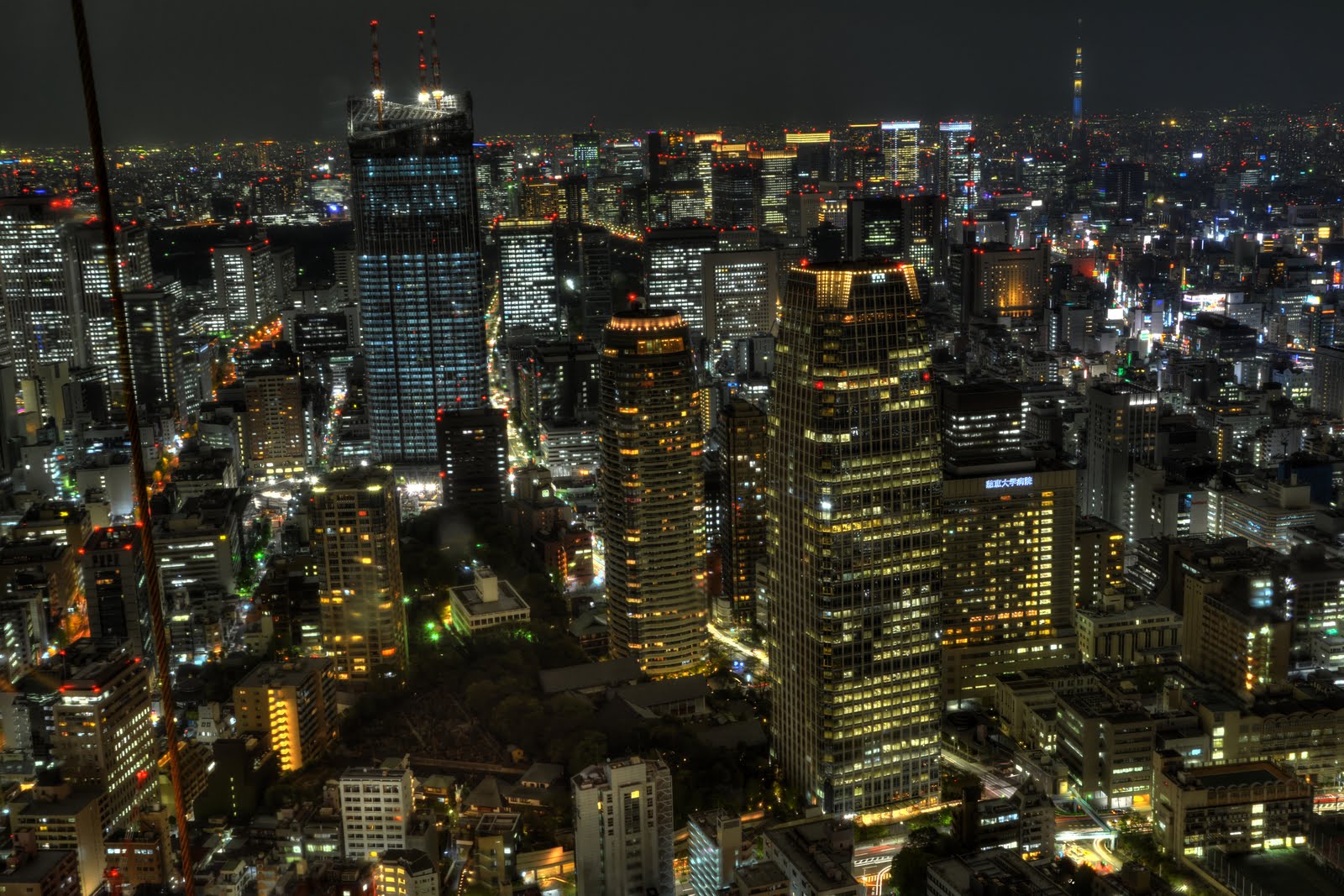 Hdrts Hdr Tiltshift 東京タワー特別展望台からの夜景