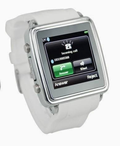  Watch mobile phone MQ588L Smart Bluetooth Watch phone (White)
