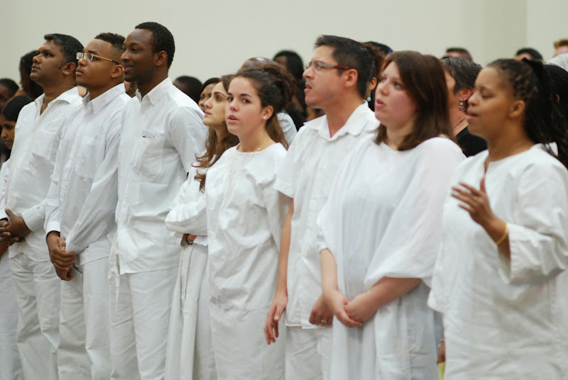 Les catéchumènes avant leur baptême