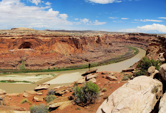 View of the Green River from Spring Canyon Point