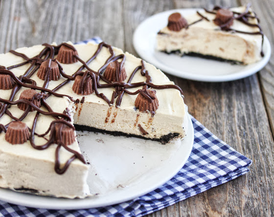 close-up photo of a Peanut Butter Cheesecake