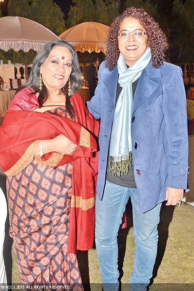 Anjali and Dr. Mala Mehra during the staging of the play 'Murder', held in Lucknow. 