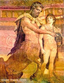 Κένταυρος Χείρων, Κρόνια Γένη,νεαρός Αχιλλέας, νεφελίμ