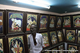 This guy made all these beautiful Tanjore paintings