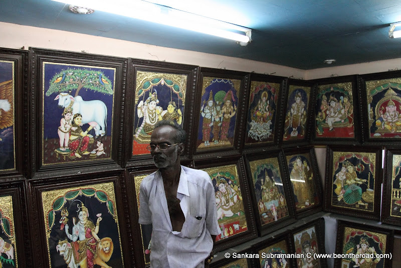 This guy made all these beautiful Tanjore paintings