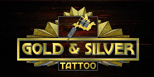 Gold & Silver Tattoo logo