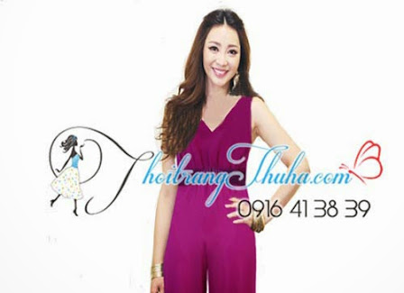 Jumpsuit Đồ bay Tím