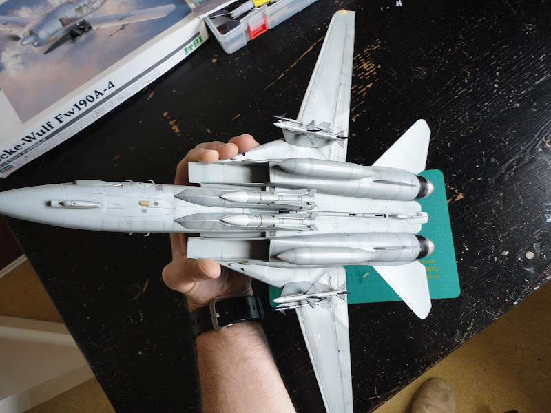 Hasegawa 1:48 F-14A+ Tomcat VF-74 'Bedevilers' (Using PT12, the F-14D CVW-14 kit) FINISHED DSC00827