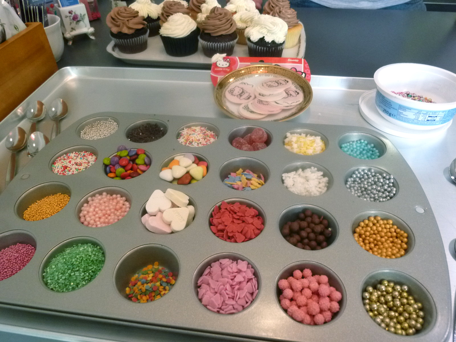 Build your own cupcake bar