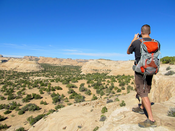 At the rim of Nate's Canyon