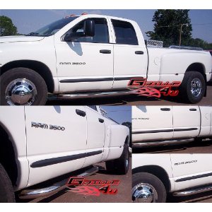 02-08 Ram 1500/03-08 2500/3500 Quad Cab S/S Nerf Step Side Bars