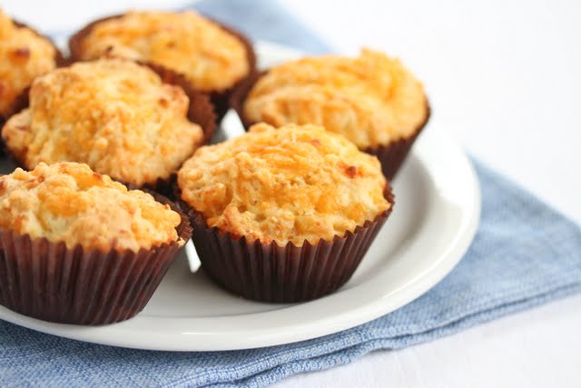 photo of Macaroni and Cheese Muffins on a plate