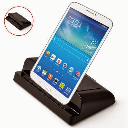  E-PRANCE New 3 in 1 USB Powered Charging Dock for Samsung Galaxy TAB 3 7