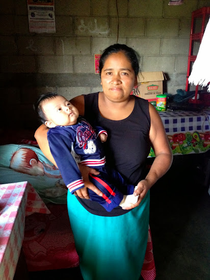 my host mom, Elsa, and her grandson Darvin