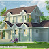 1045 square feet 3d view home exterior design