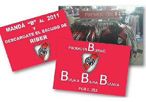 Afiches cargadas de Boca a river por la promocion 2011