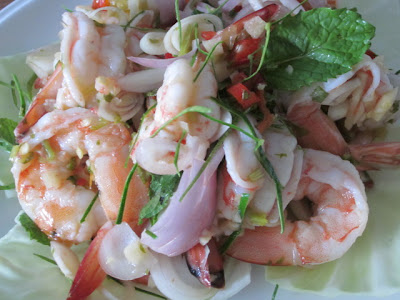 Thai Spicy Shrimp Salad – Plah Goong – พล่ากุ้ง