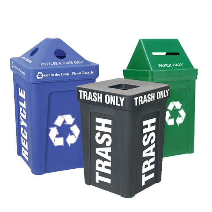 Image result for recycling bins