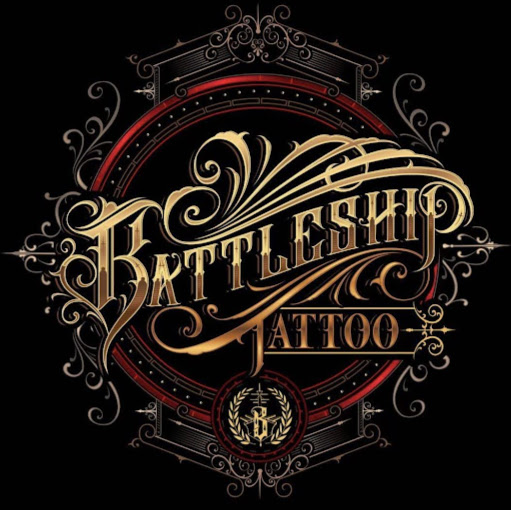 Battleship Tattoo Shop logo