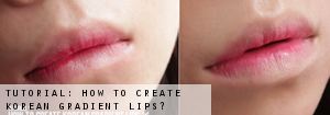 korean gradient lips tutorial