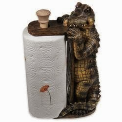 Alligator Standing Paper Towel Holder