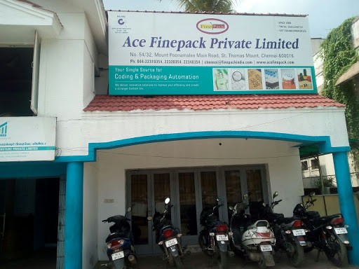 Ace Finepack Pvt Ltd, No:54/ 32, Mount Poonamallee Main Road,, St.Thomas Mount, (End of Kathipara Flyover), Towards Porur,, Chennai, Tamil Nadu 600016, India, Packaging_Service_Provider, state TN