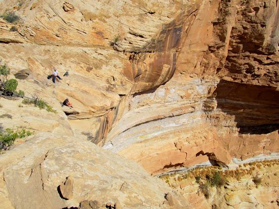 Mark and Chris on top of the dryfall