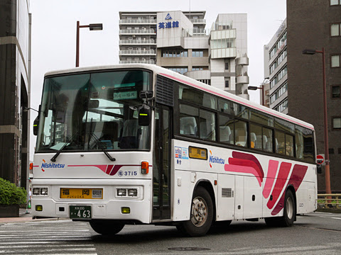 西日本鉄道「とよのくに号」別府系統　3715