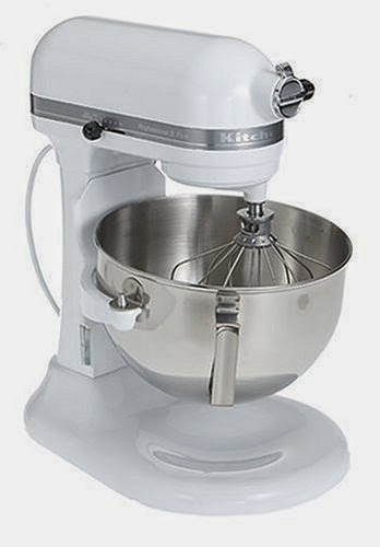  Remanufactured KitchenAid RKV25G0XWH Professional 5 Plus 5-Quart Stand Mixer, White