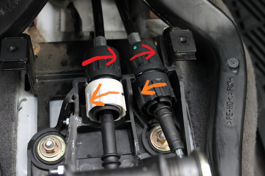 Ford focus gear cable adjustment #2