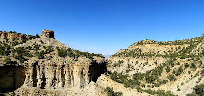View down Horse Canyon from the top of the cliffs