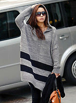 Loose Hooded Sweater