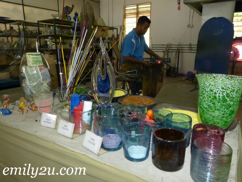 crystal glass blowing