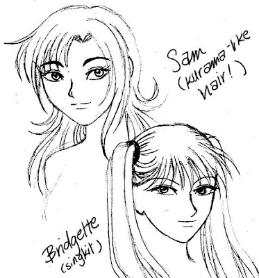 7th bride character sketches by kurohiko