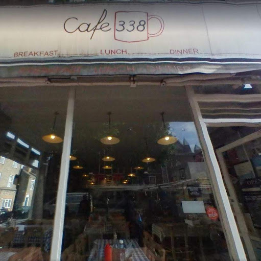 Cafe 338 London logo