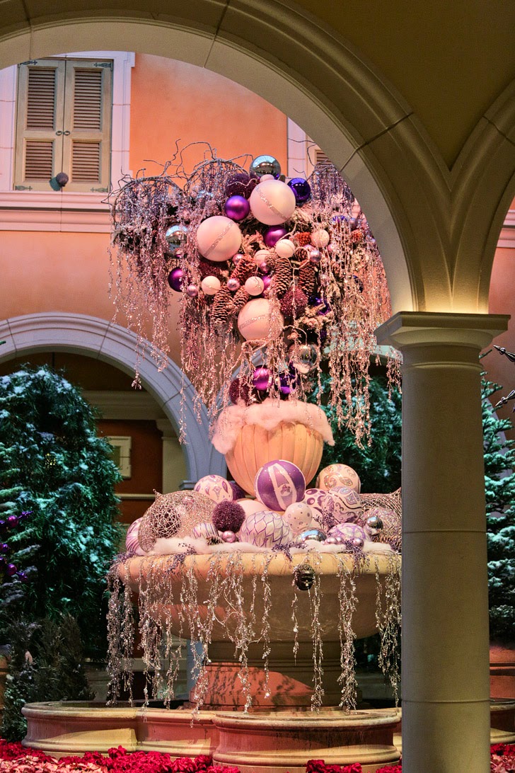 Christmas at Bellagio Atrium.