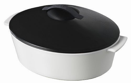  Revolution 642326 Oval Cocotte with Lid, Satin Black