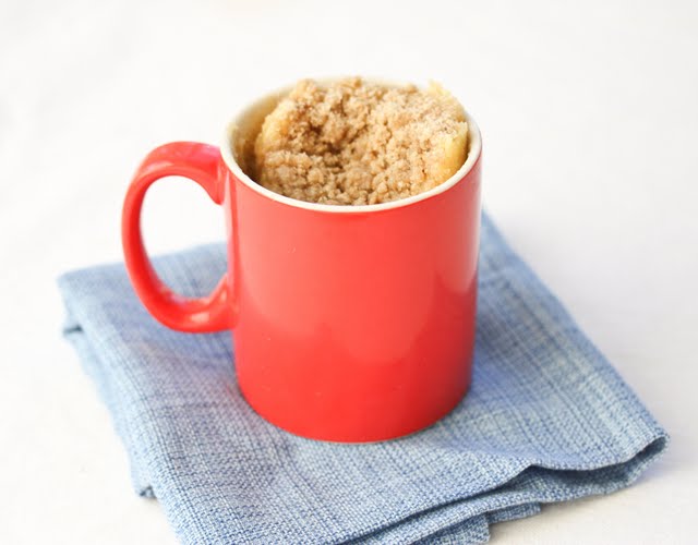 Coffee Cake Mug Cake