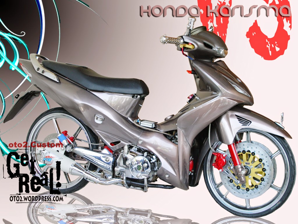 Download Kumpulan 71 Modifikasi Motor Honda Karisma 2003 Terkeren