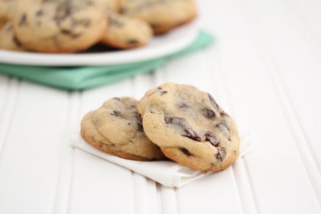 two Chocolate Chip Cookies