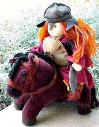 Custom order: Girl Knight 16" Waldorf Doll Custom order: Girl Knight 16" Waldorf Doll