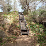 Stairs marking the intersection (107003)