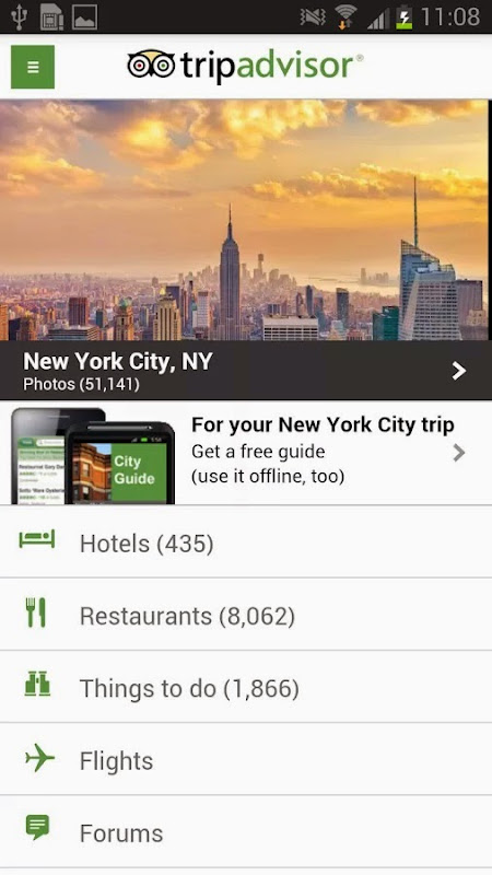 Trip Advisor Android App