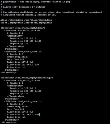 Instalar phpMyAdmin en Linux CentOS 7 para administrar servidor MySQL vía web