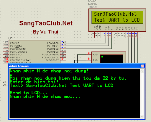 Lập trình giao tiếp USART và RS232 với AVR - SangTaoClub.Net