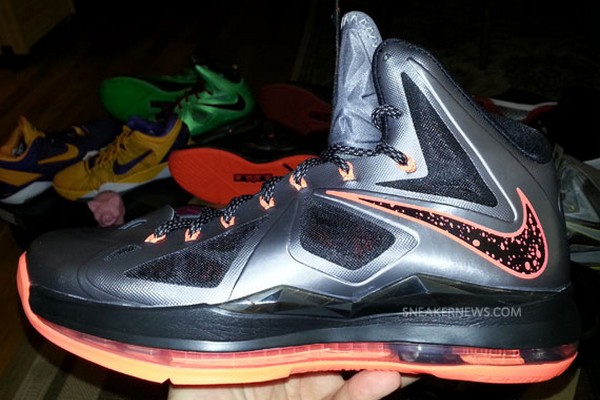 LeBron X 10 BlackSilverOrange aka Lava Official Release Date